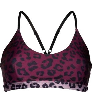 Good American Ombre Leopard Sports Bra, size 4, NWT
